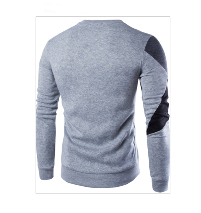 Sweaters Men New Fashion Seagull Printed Casual O-Neck Slim Cotton Knitted