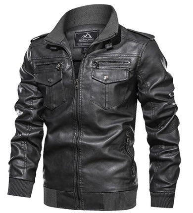 Leather Jacket Spring And Autumn Men's Jacket Sports