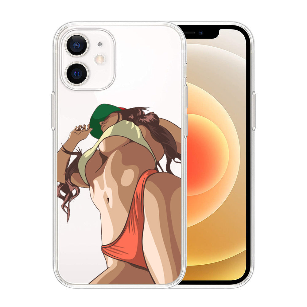 European And American Sexy Beauty Phone Case