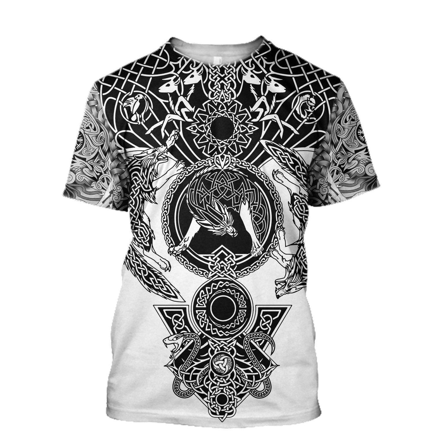 Viking Odin Best Viking Tattoo 3D Hoodies Men/women