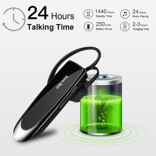 Fashion Simple Bluetooth Headset Earpiece Hands-free